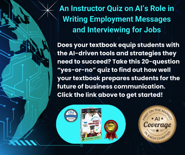 An Instructor Quiz on AI's Role on Writting Employment Messages